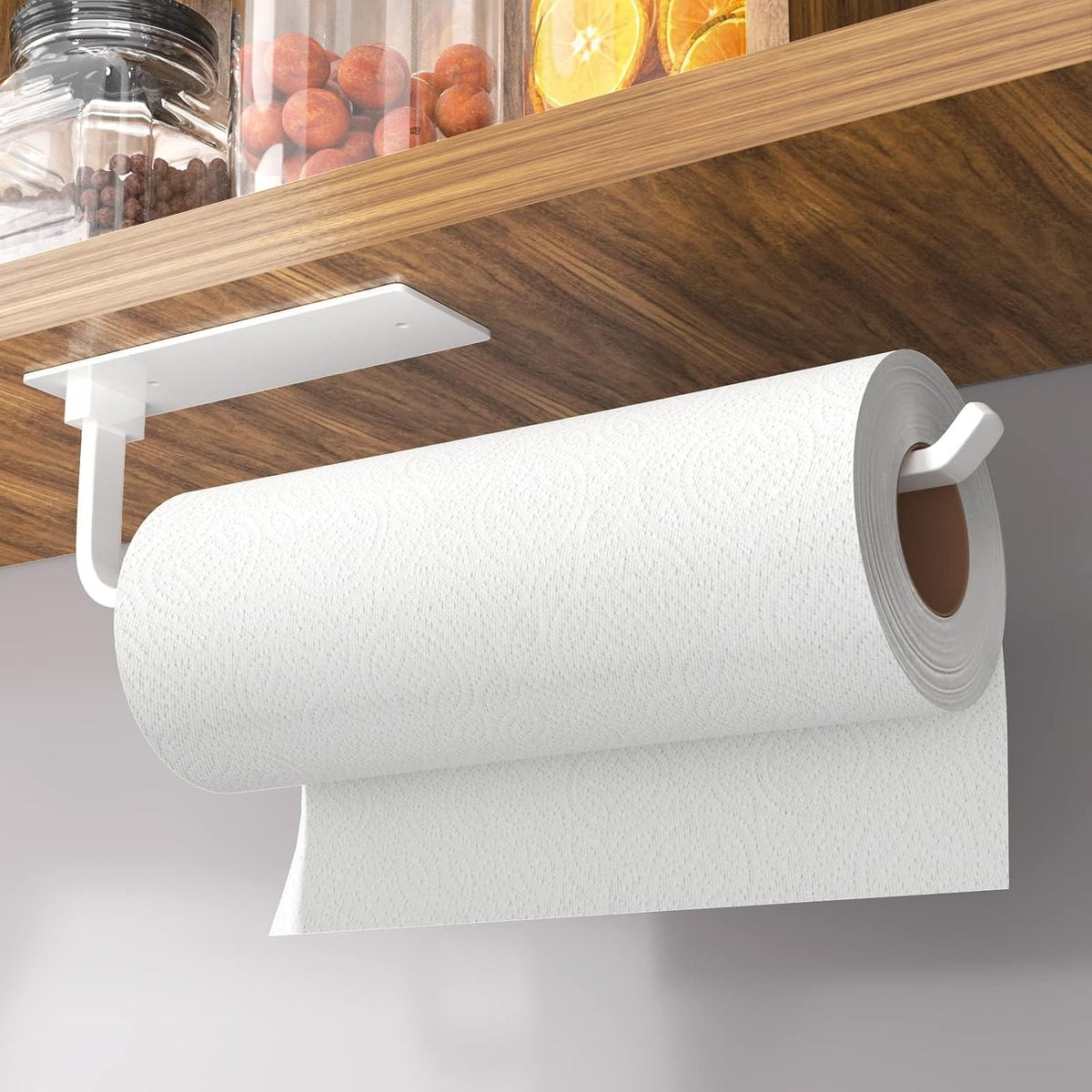 Kitchen Roll Dispenser Paper Towel Holder Under Cabinet