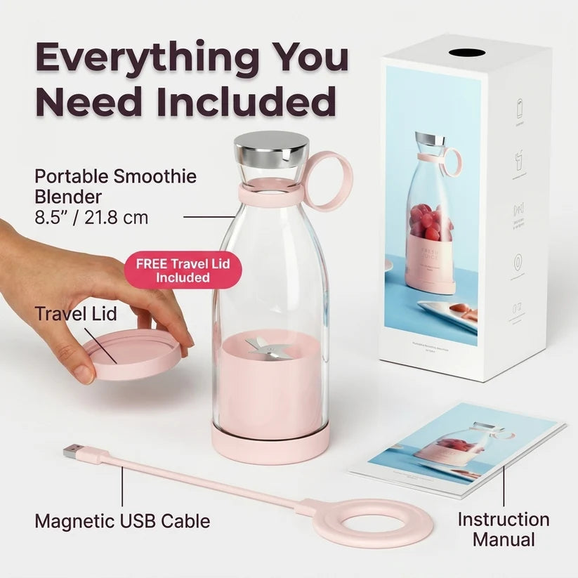 Portable Smoothie Blender — Fresh Smoothies Without Bulky Blenders