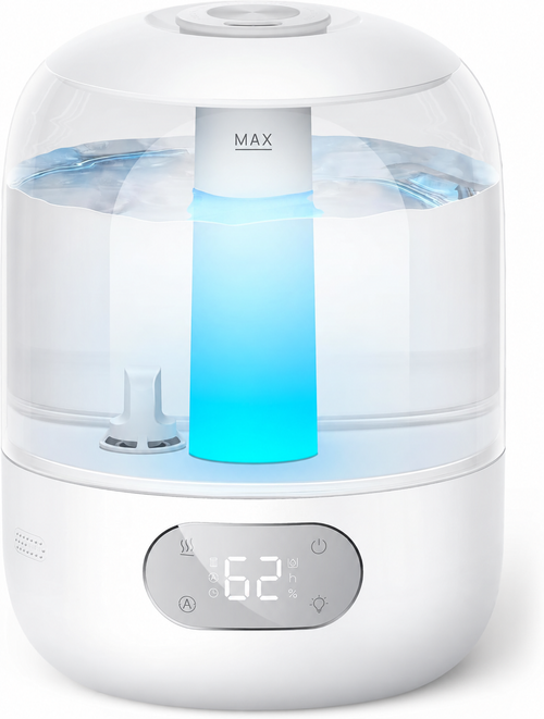 3L Humidifiers for Bedroom, 30H Runtime, 26 dB Quiet