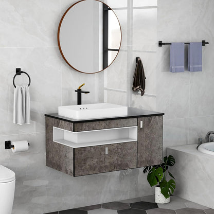 Bathroom Accessories Set, 4-Piece Bathroom Hardware Set