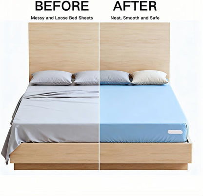 Pack of 4 Bed Sheet Holders for Corners Lock Sheet Holders