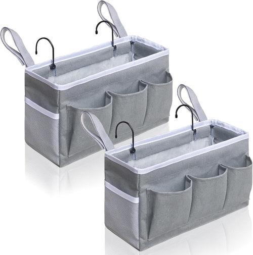 Pack of 2 Bedside Caddy Hanging Storage Bags