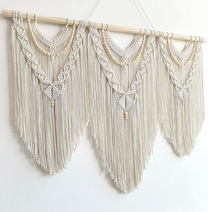 Boho Wall Decor- large wall art- Wall Decor Living Room 43" W x 32" H