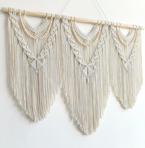 Boho Wall Decor- large wall art- Wall Decor Living Room 43" W x 32" H