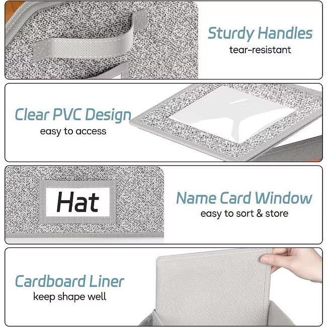 Stackable Baseball Cap Organizer – Holds 12 Hats Per Pack