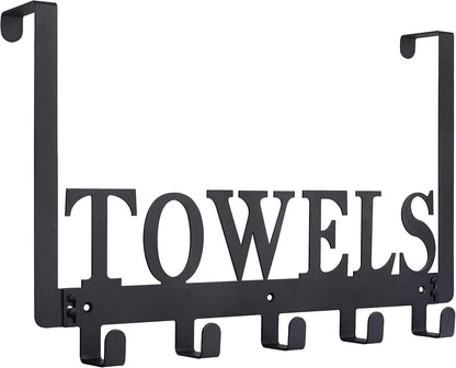 Over The Door Hooks,Towel Holder for Bathroom