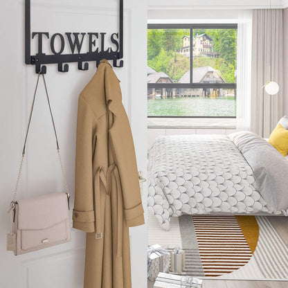 Over The Door Hooks,Towel Holder for Bathroom