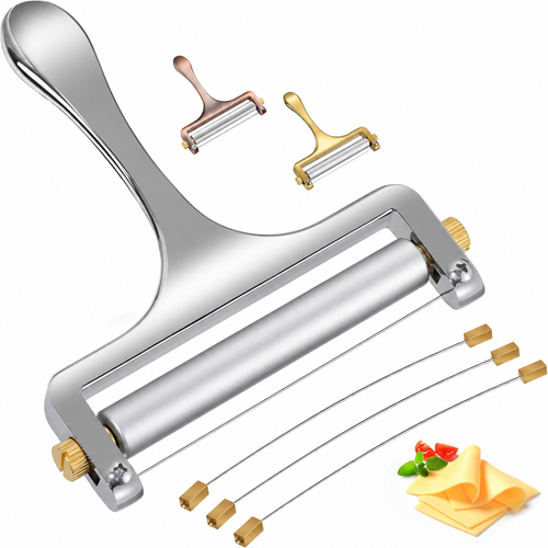 Home Cheese Slicer with 3 Extra Stainless Steel Wires