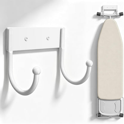 Ironing Board Hanger Wall Mount, 5 Inch Iron Board Holder for Laundry Room