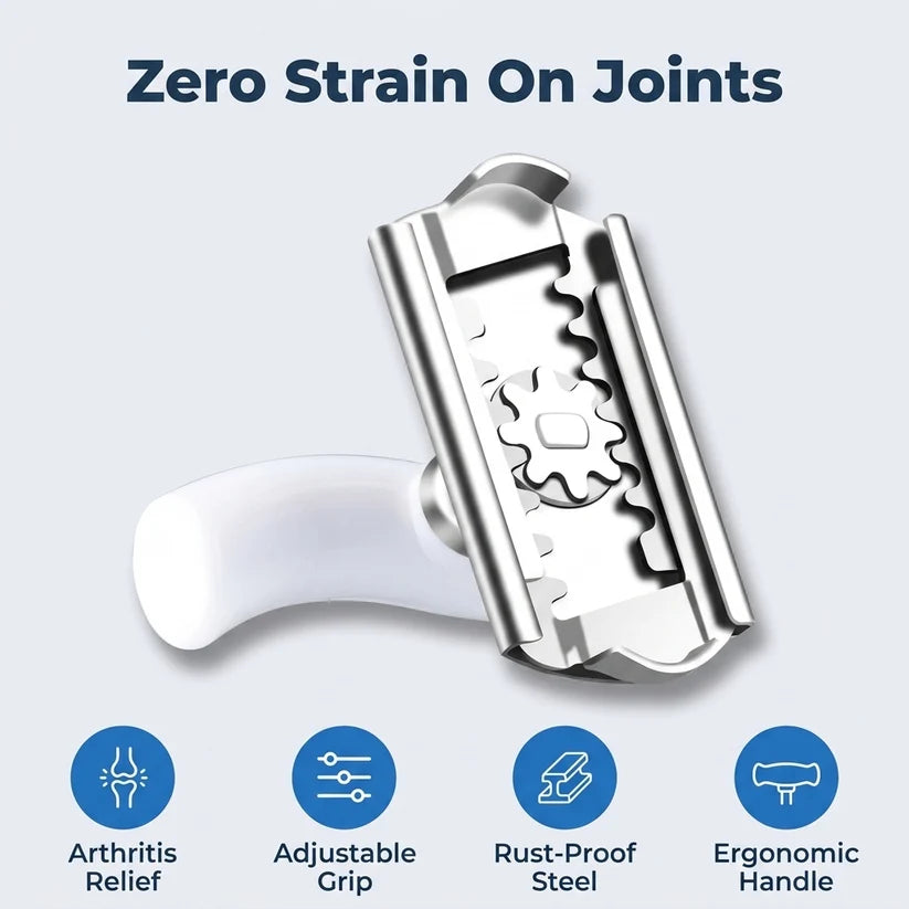 Adjustable Grip Jar Opener — Open Tight Lids Without Hand Strain