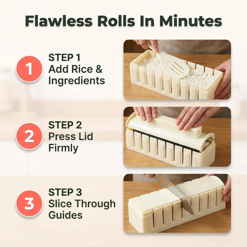 Sushi Rolling Kit — Perfect Homemade Sushi Without Rolling Skill