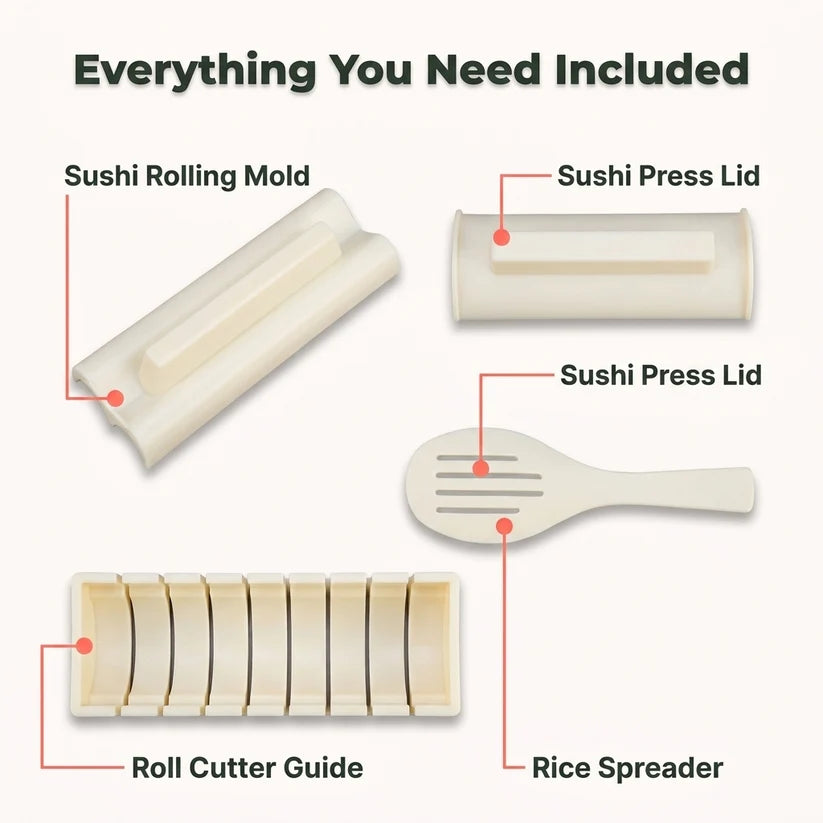 Sushi Rolling Kit — Perfect Homemade Sushi Without Rolling Skill