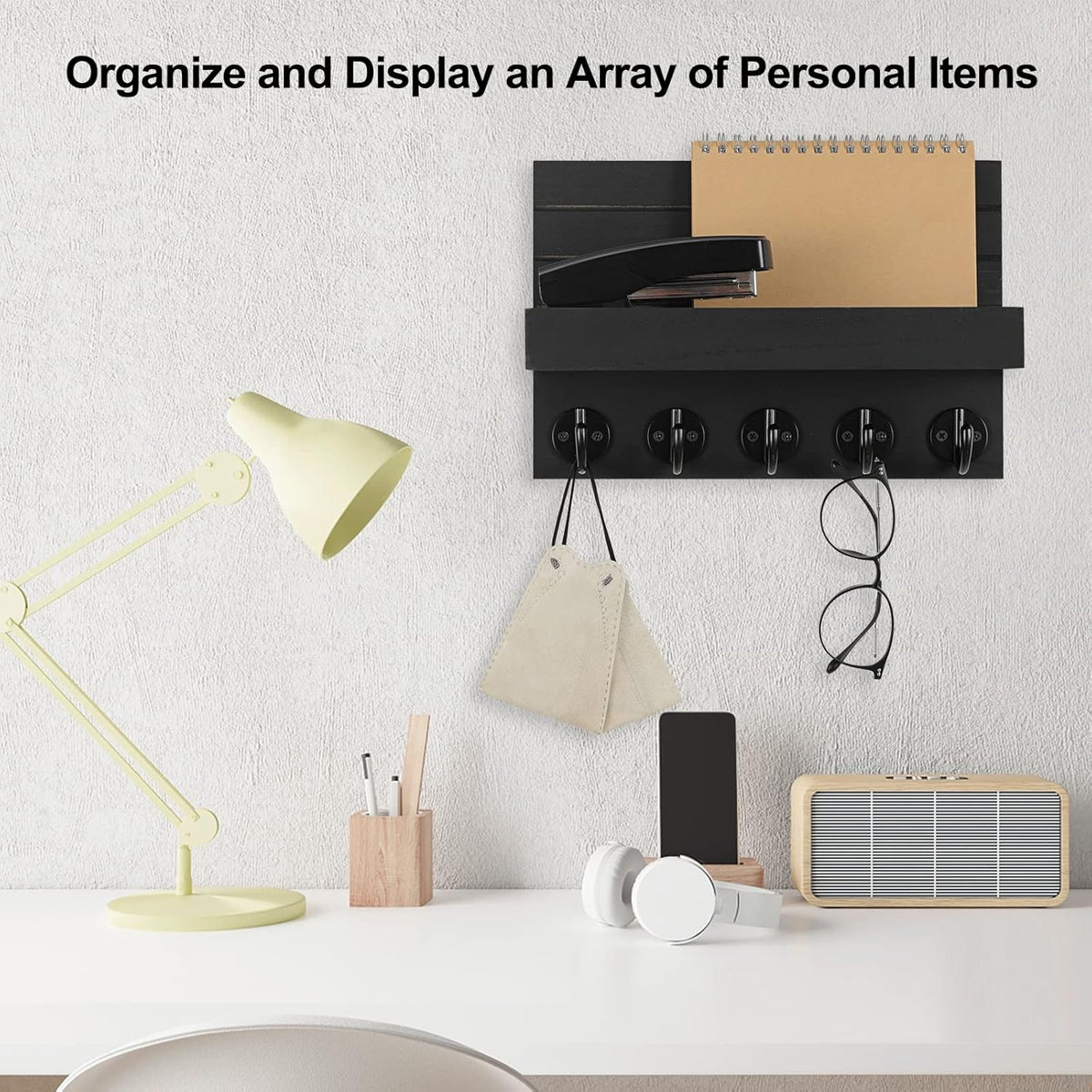 Living Room Wall Key Holder Shelf