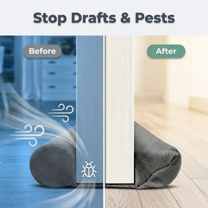Door Bottom Seal Strip — Block Drafts & Noise Without Damaging Your Door
