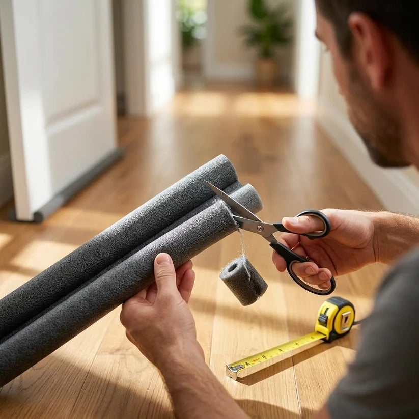 Door Bottom Seal Strip — Block Drafts & Noise Without Damaging Your Door