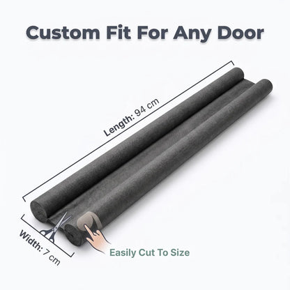 Door Bottom Seal Strip — Block Drafts & Noise Without Damaging Your Door