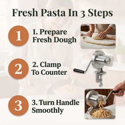 Manual Cavatelli Pasta Maker — Fresh Homemade Pasta Without Hand-Rolling Every Piece