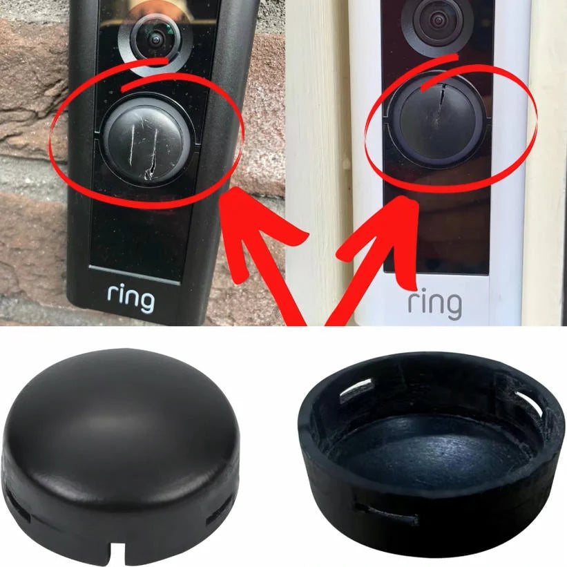 Pack of 2 Replacement Buttons Compatible With RING Doorbell Pro Fix Damaged Broken Cracked Button